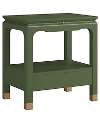 A.r.t. Furniture Eave 25.5" Wood Single Shelf & Drawer Bedside Table