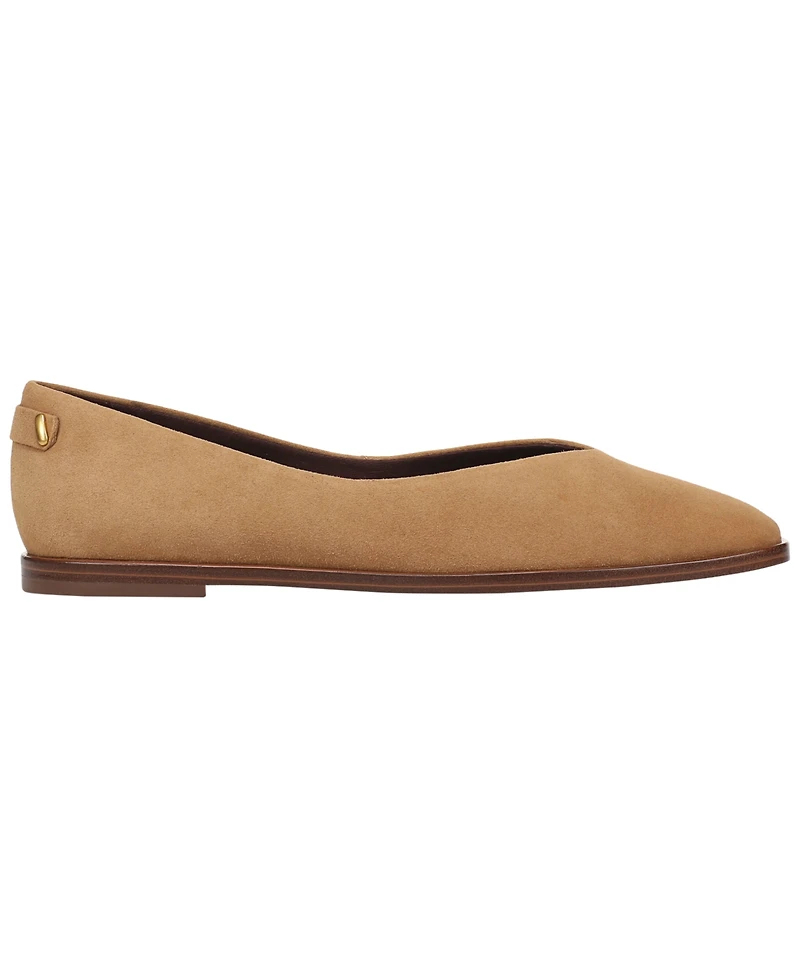 Franco Sarto Women's Tesia Square Toe Ballerina/Skimmer Flats