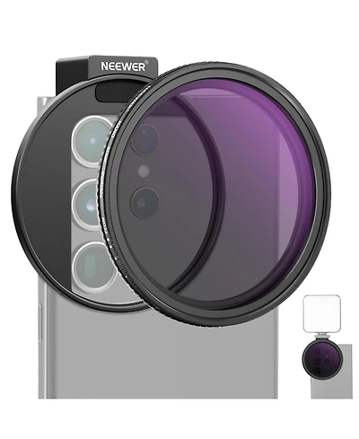 Neewer ND2-32 Camera Lens Accessory with ND2-32 for select iPhone and Android mobile devices