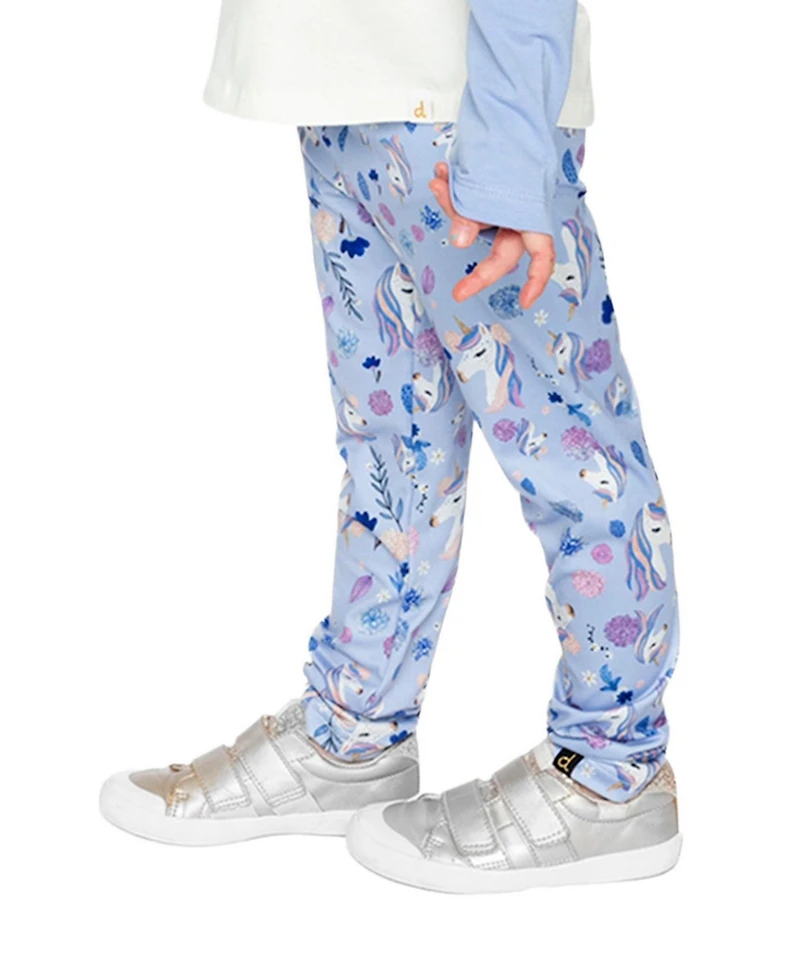 Deux par Little and Big Girl (6-12) Printed Leggings Unicorn Print