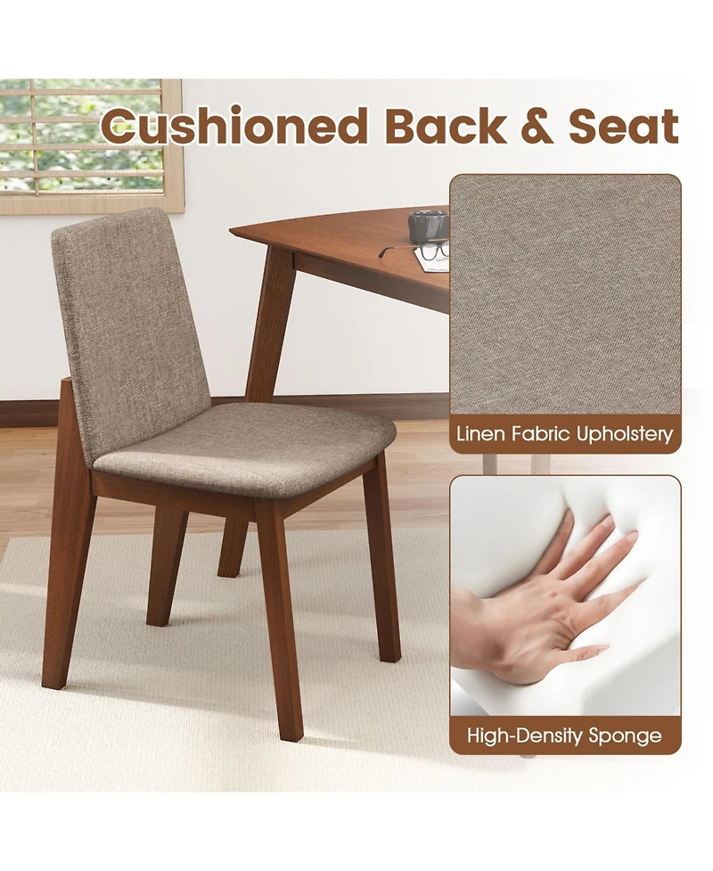 Slickblue 5-Piece Dining Set with Kitchen Table and Upholstered Chairs