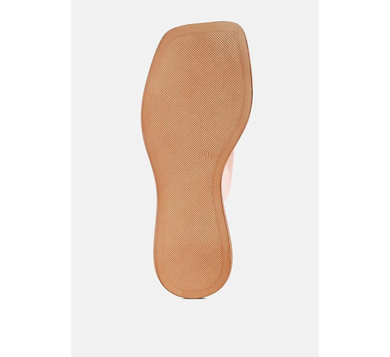 Rag and Co Women's Kimama Criss Cross Strap Slip Ons