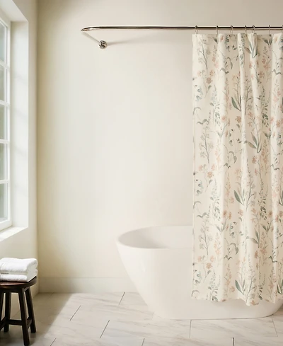 ienjoy Home Printed Floral Shower Curtains, 72" x