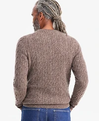 Club Room Men's Premium Cashmere Cable-Knit Crewneck Sweater, Macy's Exclusive