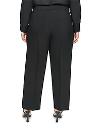 Karl Lagerfeld Paris Plus Mid-Rise Ankle Pants