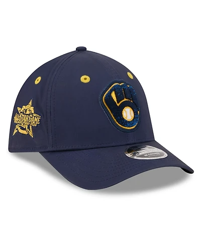New Era Men's Navy Milwaukee Brewers 2026 Mlb All-Star Game Workout 39THIRTY M-Crown Flex Hat