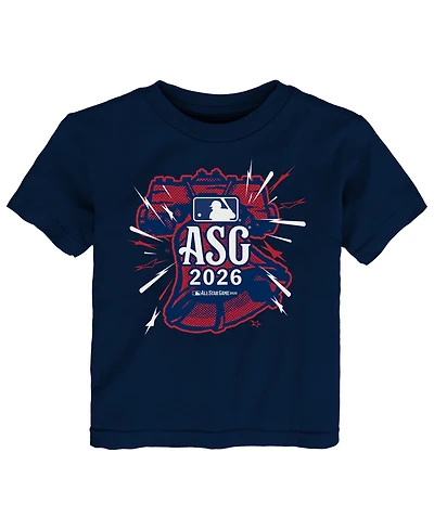 Outerstuff Toddler Navy 2026 Mlb All-Star Game Loud Liberty T-Shirt