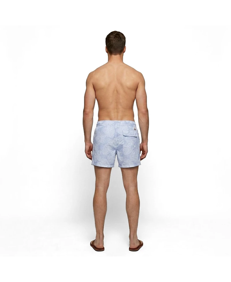 Surfside Supply Co. Men's Jimmy 5" Stripe Floral Volley
