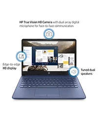 Hp Essential 14" Traditional Laptop, Intel N-Series N150, Intel Graphics, 8GB DDR4, 128GB eMMC, Wi-Fi 6, Win11 Home
