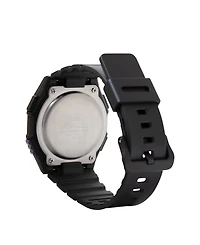 Casio Men's Japanese Quartz Black Plastic Watch 42.8mm