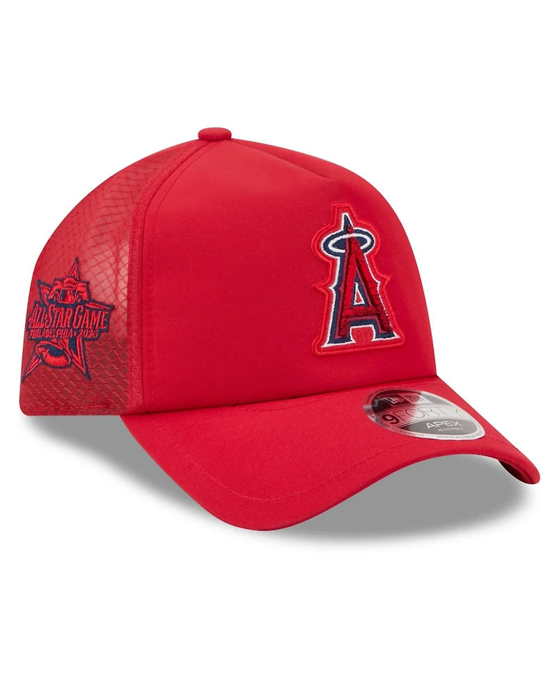 New Era Men's Red Los Angeles Angels 2026 Mlb All-Star Game Workout 9FORTY Apex Adjustable Hat