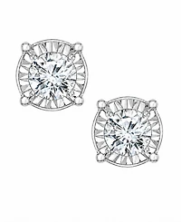 TruMiracle Diamond Stud Earrings (1 ct. t.w.) 10k White or Yellow Gold
