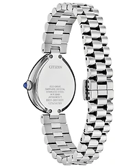 Citizen Women's Eco-Drive Classic Rainell Silver-Tone Stainless Steel Bracelet Watch, 26mm