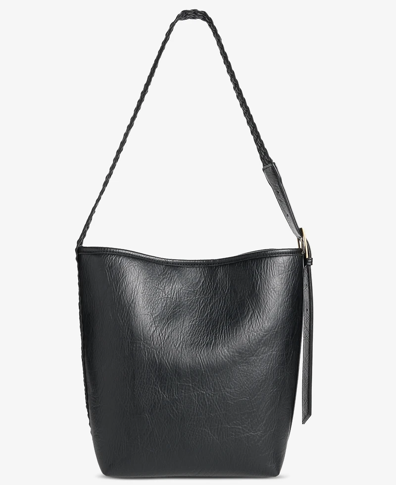 Style & Co Braided-Edge Soft Bucket Bag, Macy's Exclusive