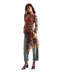 Desigual Women's Blouse Designed By mr. christian lacroix