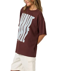 O'Neill Women's Oversized Graphic Cotton T-Shirt