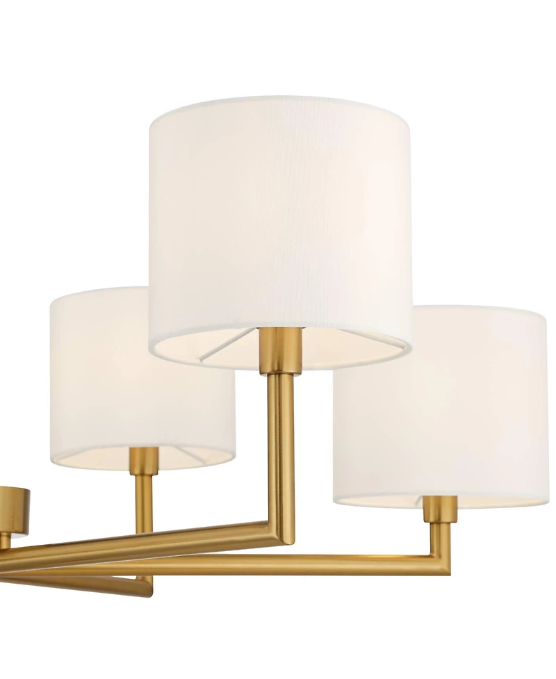 Possini Euro Design Possini Euro Virginia 32" Wide and Matte 6-Light Chandelier