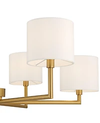Possini Euro Design Possini Euro Virginia 32" Wide and Matte 6-Light Chandelier
