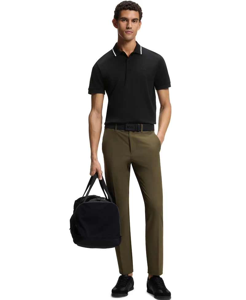 Boss by Hugo Men's Interlock Cotton Paddy Slim-Fit Polo Shirt