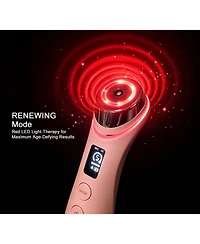 GLO24K Nova-x Advanced Led Beauty Device, 7 Color Red Light Therapy for Firmer, Smoother, Glass-Like Skin on Face and Neck