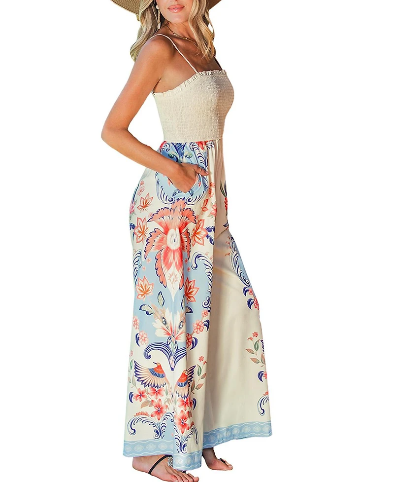 Cupshe Women's Grand Gesture Tropical Jumpsuit