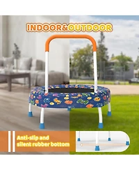 Zeny Toddler Trampoline for Kids 1 Year Plus with Handle, Baby Gifts Boys and Girls, Indoor Outdoor