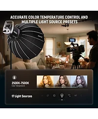 Neewer TLCI97 Led Video Light with 600W, 7500K, CRI95