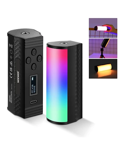 Neewer TL96RGB Led Video Light with 2500mAh, 8500K, RGB