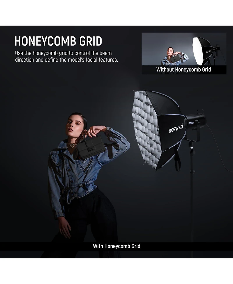 Neewer NS65P Softbox for Aputure 120d Godox SL60,Q4 AS600B CB300B