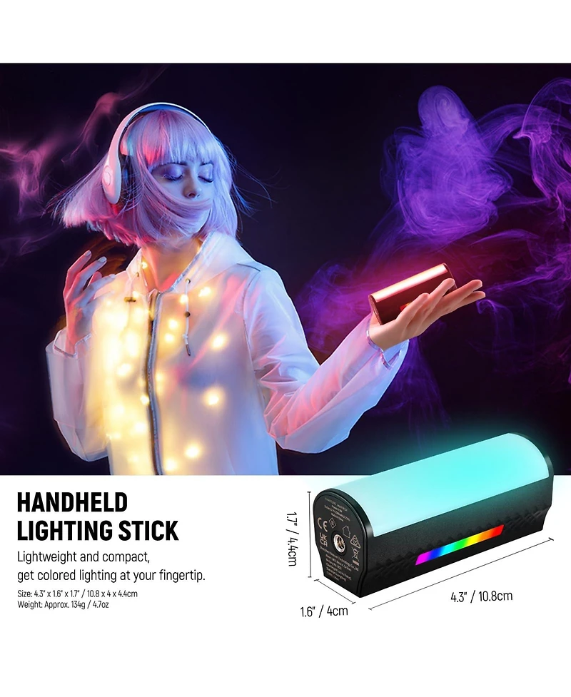 Neewer TL97C Led Video Light with 2500mAh, 2500K8500K, Cri 97