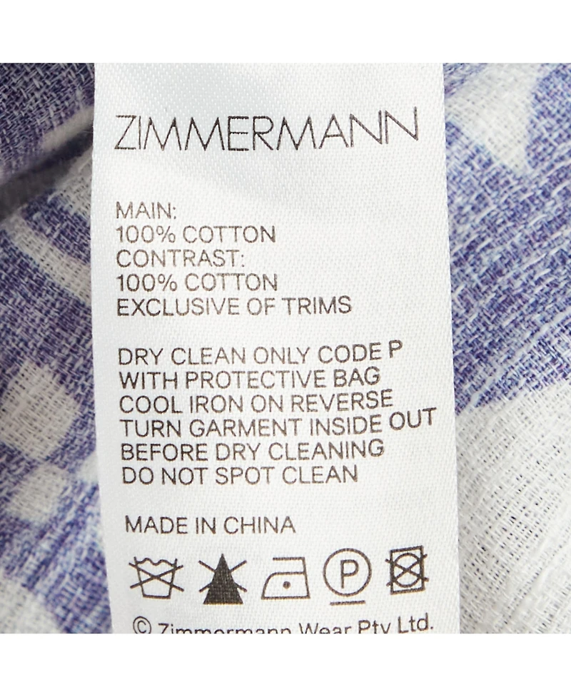 Pre-Owned Zimmermann Women's Cotton Top