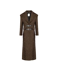 Pcfg Women's Cashmere And Wool Blend Long Overcoat