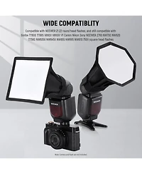 Neewer NS5P Softbox with 15cm, 6" for select Canon, Nikon and Sony cameras