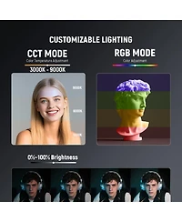 Neewer RGB126 Led Video Light with 126 LEDs, 2000mAh, 9000K