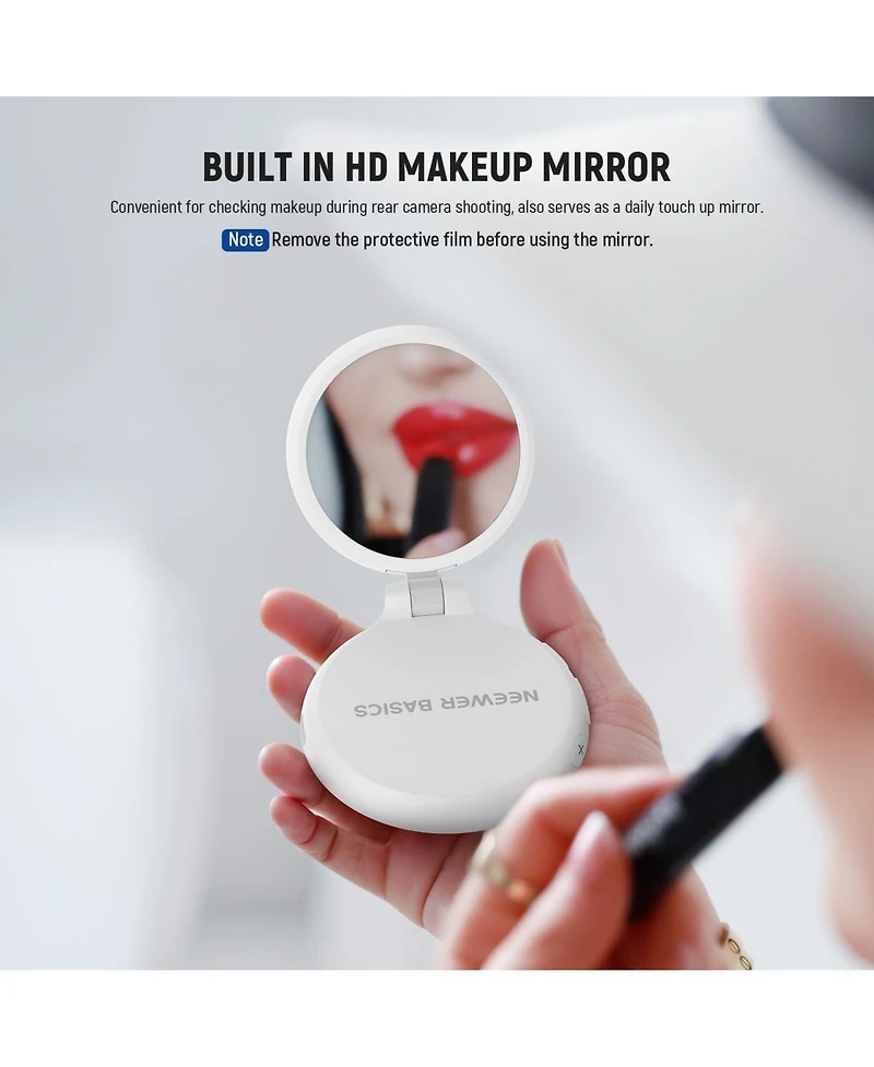 Neewer NL48R Led Video Light with 900mAh, CRI95 for select iPhone models