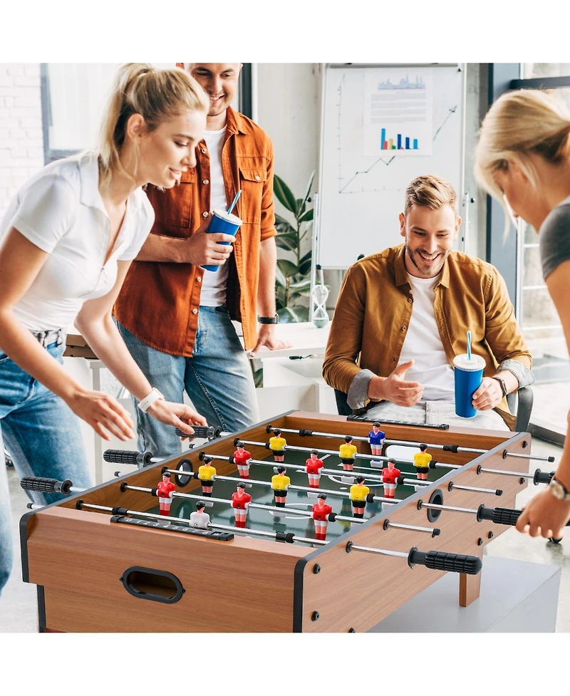 Slickblue Multi Game Table 4-in-1 Set with Foosball, Pool, Air Hockey and More