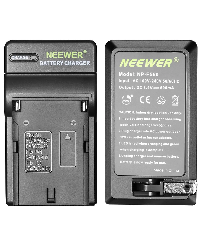 Neewer Np-F550 Camera Battery and Charging Accessory for select Sony Np-f-series devices