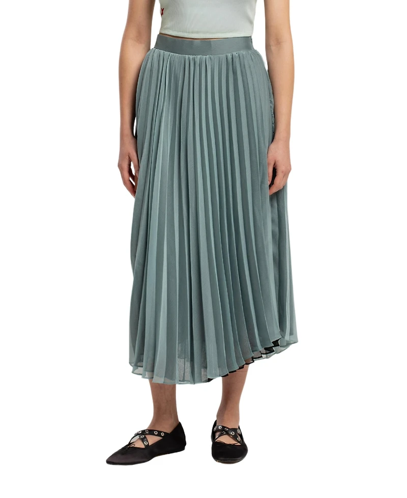 Pcfg Women's Free Heaven Surf Spray Pleated Skirt