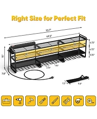 Xdovet Power Tool Organizer Wall Mount Charging Station Garage Storage Rack Drills Holder