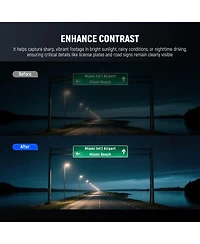 Neewer N2X Camera Lens Accessory with Cpl for Vantrue N4 Pro N5 E1Pro E1 E2 E3