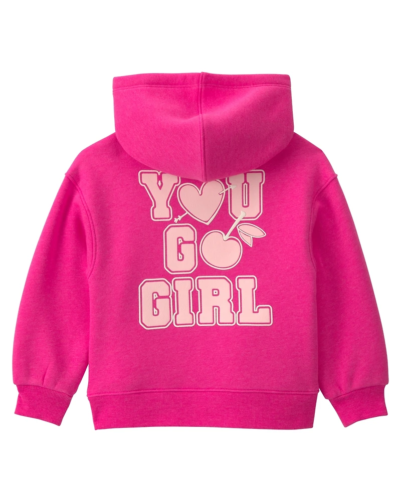 Carter's Baby Girls' Heart Fleece Hoodie and Pants, 2-Piece Set
