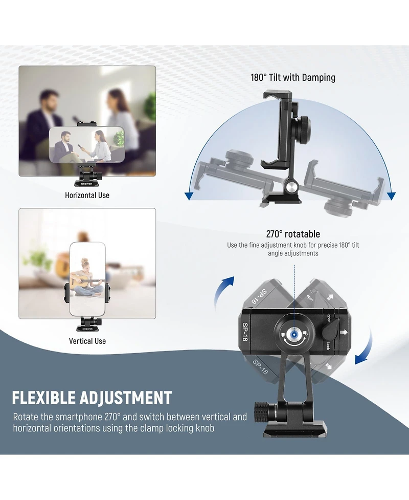 Neewer Sp-18 Camera Tripod for select iPhone and Android mobile devices