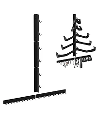 Xdovet Lat Pulldown Bar Wall Mount Storage Rack Cable Attachment Organizer Home Gym Equipment Holder