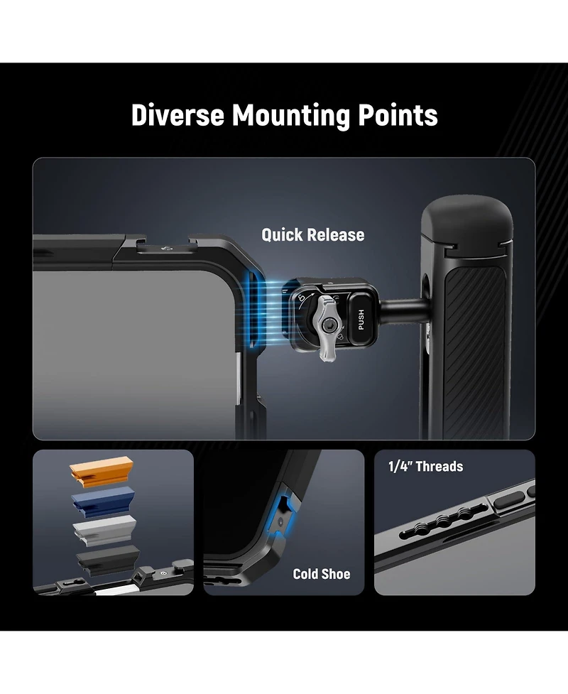 Neewer PA143 Camera Mounting Accessory with 4X for select iPhone models