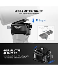 Neewer GM47B Camera Tripod for Dji Ronin Rs 4 Pro Rs 3 Rs