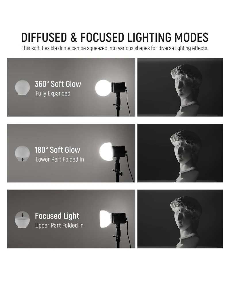 Neewer CRS6 Softbox for Godox V1 Z2PRO Z3R Round Head Flash