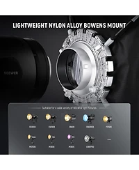 Neewer NS15S Softbox with 15.7" for Godox Aputure 120d Continuous Video Lights Q4 Studio