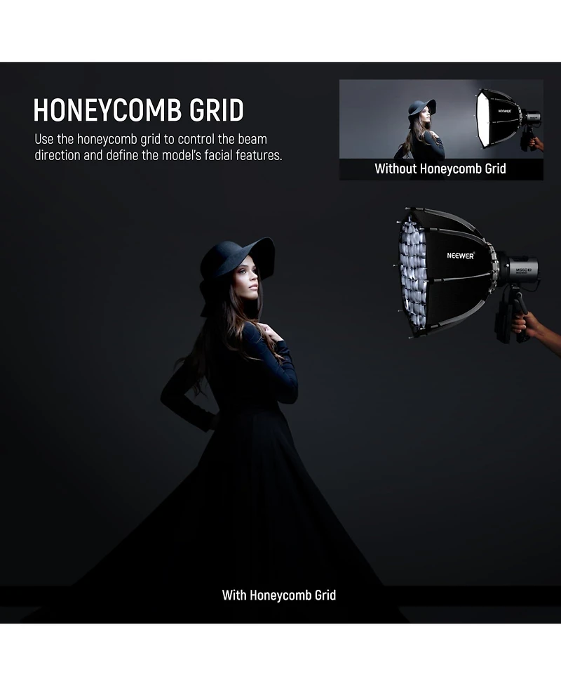 Neewer NS21P Softbox with 45cm, 300W, 400W