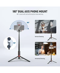 Neewer PA991 Camera Tripod with 57.9 Inch for select iPhone and Android mobile devices