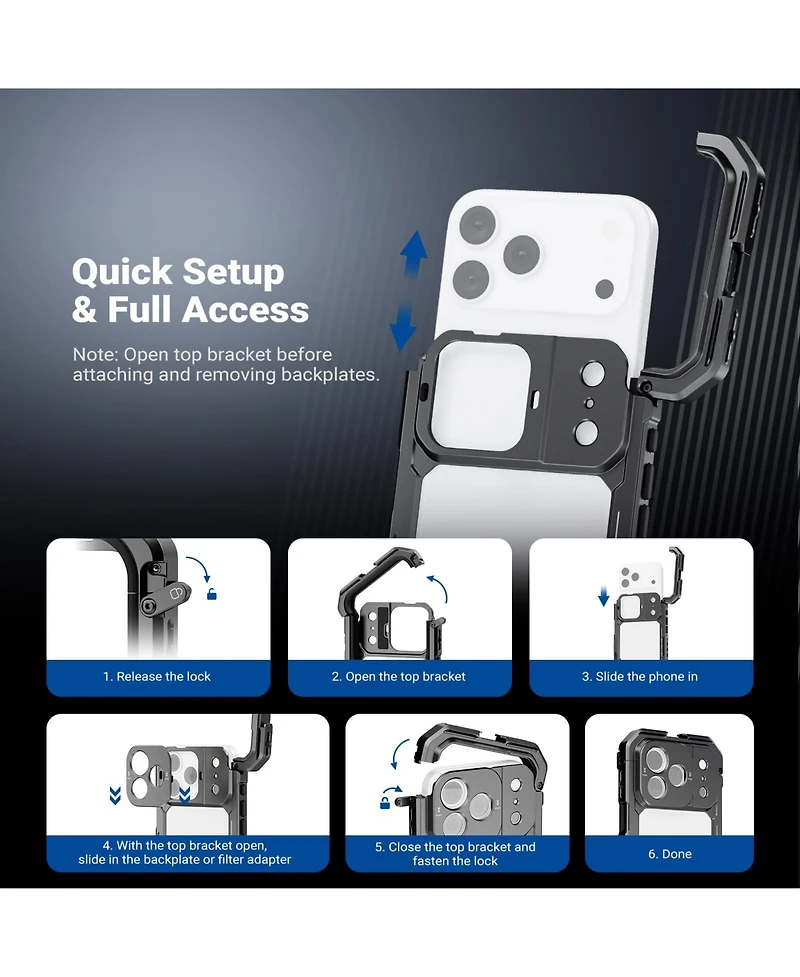 Neewer PA143 Camera Mounting Accessory for select iPhone models
